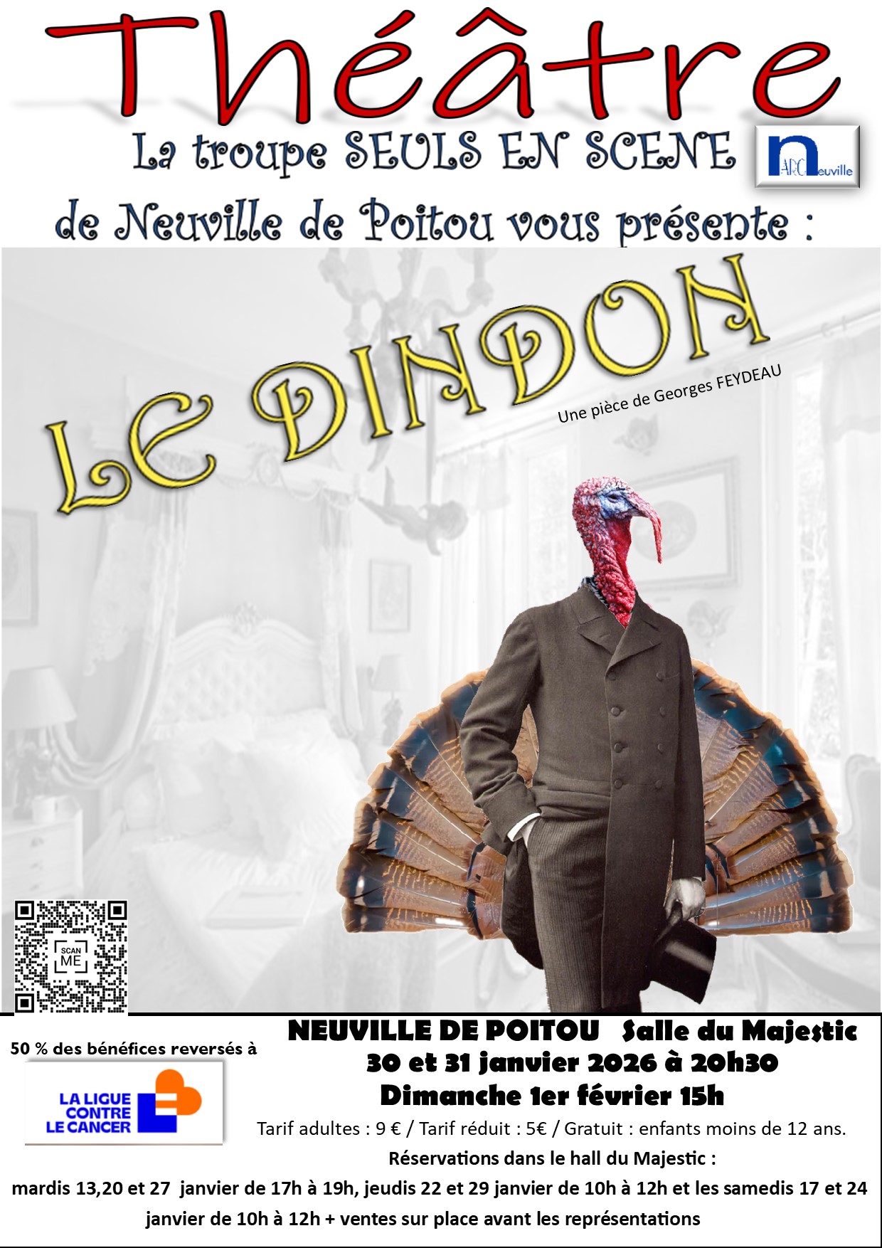 Affiche théâtre Neuville 2026